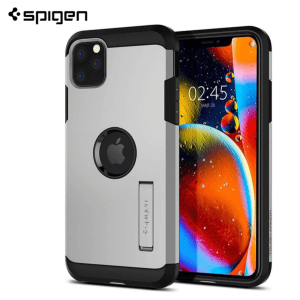 Spigen Tough Armor Maskica za iPhone 11 Pro Max - Satin Silver