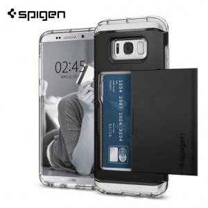 Spigen Crystal Wallet Maskica za  Galaxy S8 - Crystal Clear