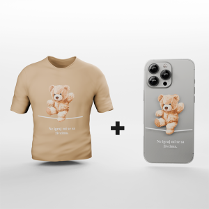 Muška Majica + Silikonska maskica za mobitel - F37