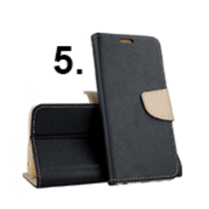 Fancy Wallet Maskica za Galaxy A54 - Zlatna