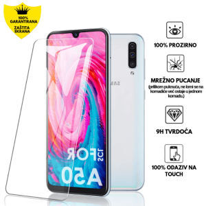 Zaštitno Staklo za ekran za Samsung Galaxy A50 / A50s / A30s (2D) - Prozirno