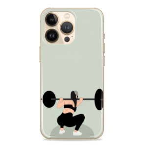 Silikonska maskica za mobitel - Woman power - Gym-12