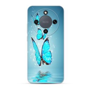Silikonska Maskica za Honor Magic 8 Lite / X9d - Blue Butterfly