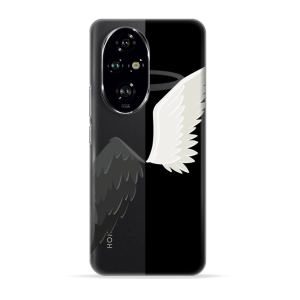 Silikonska Maskica za Honor 200 - Black & White