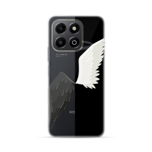 Silikonska Maskica za Honor X6b - Black & White