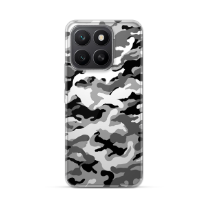 Silikonska Maskica za Honor X8c - Camouflage - siva