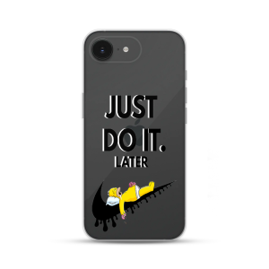 Silikonska Maskica za iPhone 16e - Just Do It (Later)