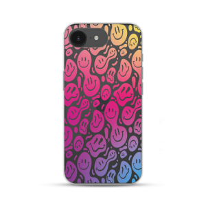 Silikonska Maskica za iPhone 16e - Colorful Smiley
