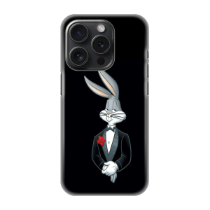 Silikonska Maskica za iPhone 16 Pro Max - Gentleman Rabbit