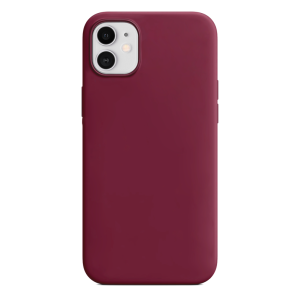 Silikonska Maskica za iPhone 12 - Bordo