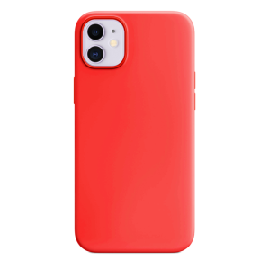 Silikonska Maskica za iPhone 12 - Crvena