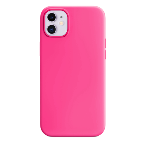 Silikonska Maskica za iPhone 12 - Tamno roza