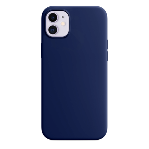 Silikonska Maskica za iPhone 12 - Tamno plava