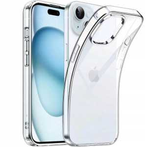 Ultra Tanka Prozirna Silikonska maskica za iPhone 15 Plus