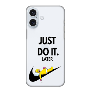 Silikonska Maskica za iPhone 16 - Just Do It (Later)