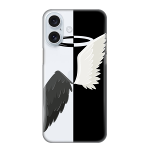Silikonska Maskica za iPhone 17 - Black & White
