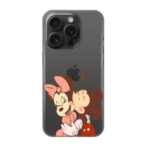 Silikonska Maskica za iPhone 16 Pro Max - Mouse Kiss