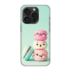 Silikonska Maskica za iPhone 16 Pro Max - Happy Macarons