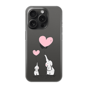 Silikonska Maskica za iPhone 16 Pro Max - Elephant Heart