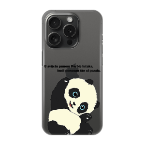 Silikonska Maskica za iPhone 16 Pro Max - Panda