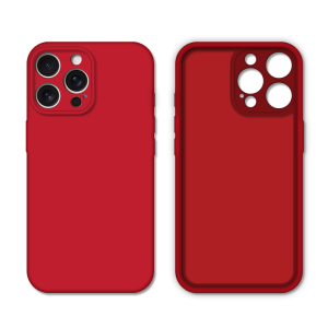 Mekana Silikonska Maskica za iPhone 16 Pro Max - Crvena
