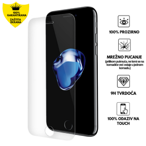 Zaštitno Staklo za ekran za iPhone 7 / 8 / SE 2020 (2D) - Prozirno