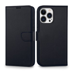 Preklopna maskica za iPhone 14 Pro - Crna