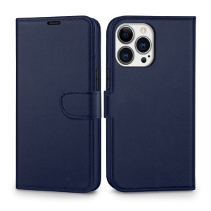 Preklopna maskica za iPhone 14 Pro - Tamno plava