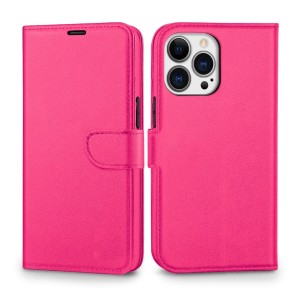 Preklopna maskica za iPhone 12 Pro - Tamno roza