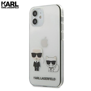 Karl Lagerfeld Karl & Choupette Transparent maskica za iPhone 12 Mini