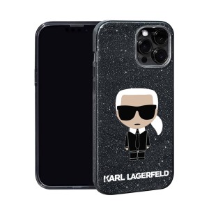 Karl Lagerfeld 3u1 maskica sa šljokicama - lagerfeld11 - crna