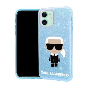 Karl Lagerfeld 3u1 maskica sa šljokicama - lagerfeld11 - plava