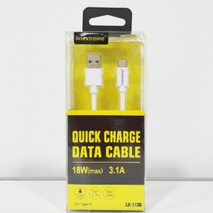 USB kabel (100cm) 3.1A - Type-C