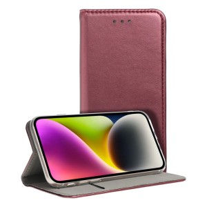 Smart Magnetic Maskica za Galaxy S25 - Bordo