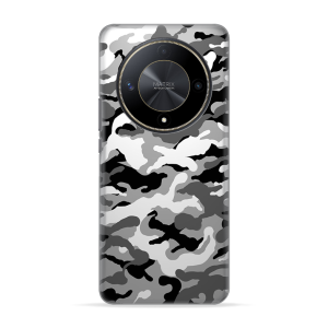 Silikonska Maskica za Honor X9b / Magic 6 Lite - Camouflage - siva