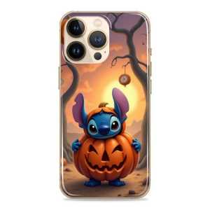 Silikonska maskica za mobitel - Happy Stitch Pumpkin - Halloween-67