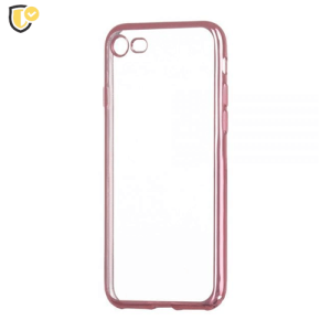 Silikonska Maskica s Metallic Rubovima za Mate 10 Lite - Rose Gold