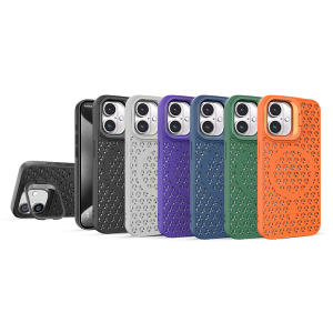 Magsafe prozračna maskica s sklopivim stalkom za iPhone 16 – Više boja