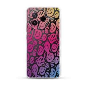 Silikonska Maskica za Poco F7 Pro - Colorful Smiley