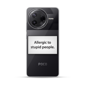 Silikonska Maskica za Poco F7 Pro - Allergic to Stupid People