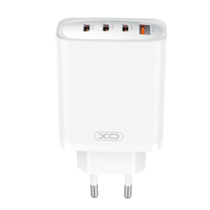 XO zidni punjač PD - 3x Type C + 1x USB - 65W