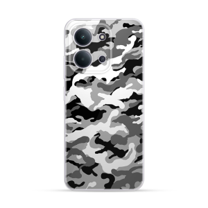 Silikonska Maskica za Redmi 15C - Camouflage - siva