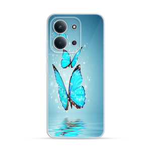 Silikonska Maskica za Redmi 15C - Blue Butterfly