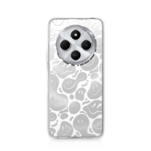 Silikonska Maskica za Redmi 14C / Redmi A4 / Poco C75 - White Smiley