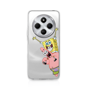 Silikonska Maskica za Redmi 14C / Redmi A4 / Poco C75 - Spognebob & Patrick