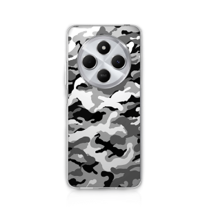 Silikonska Maskica za Redmi 14C / Redmi A4 / Poco C75 - Camouflage - siva