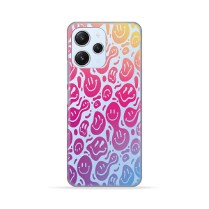 Silikonska Maskica za Redmi 12 4G / Redmi 12 5G - Colorful Smiley