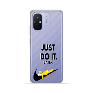 Silikonska Maskica za Redmi 12C / Redmi 11A / Poco C55 - Just Do It (Later)