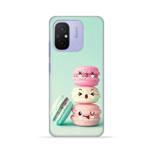 Silikonska Maskica za Redmi 12C / Redmi 11A / Poco C55 - Happy Macarons