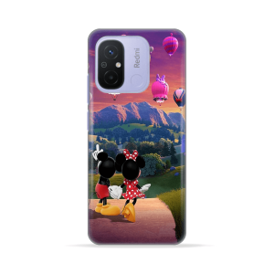 Silikonska Maskica za Redmi 12C / Redmi 11A / Poco C55 - Mickey Balloon